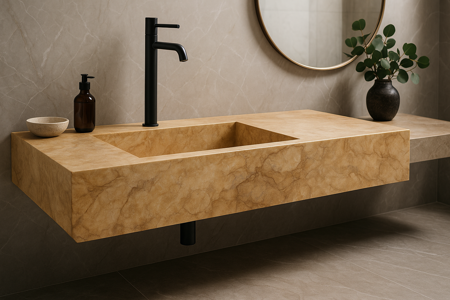  Natural stone Bathtub