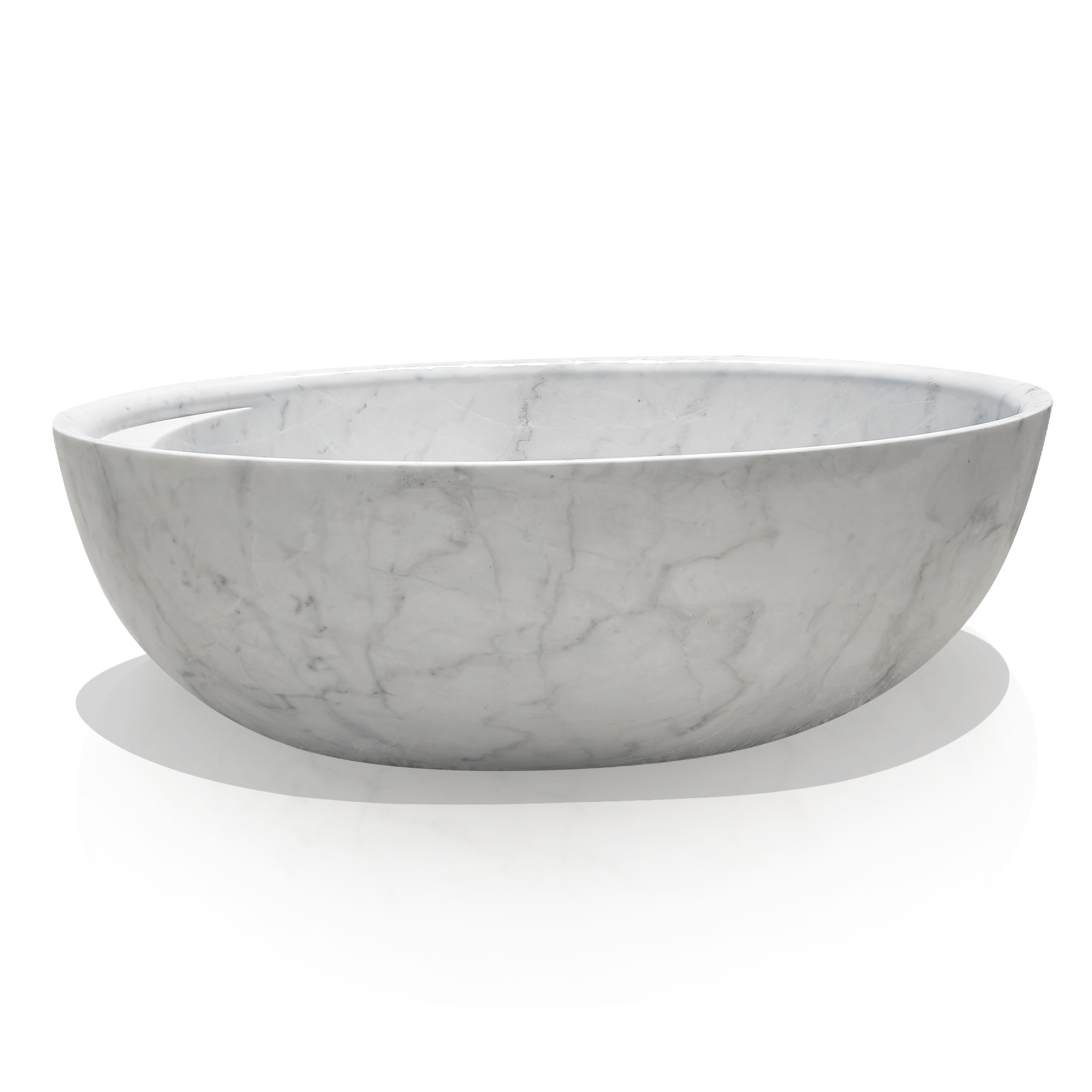 luxury bathtub with wine holder