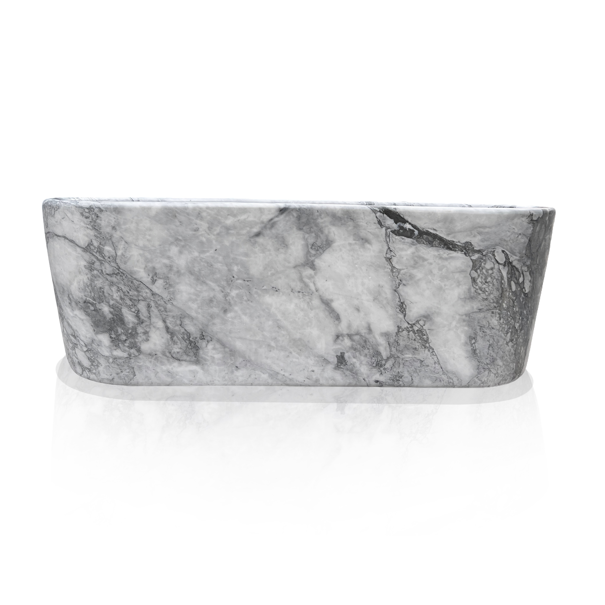 Freestanding stone tub