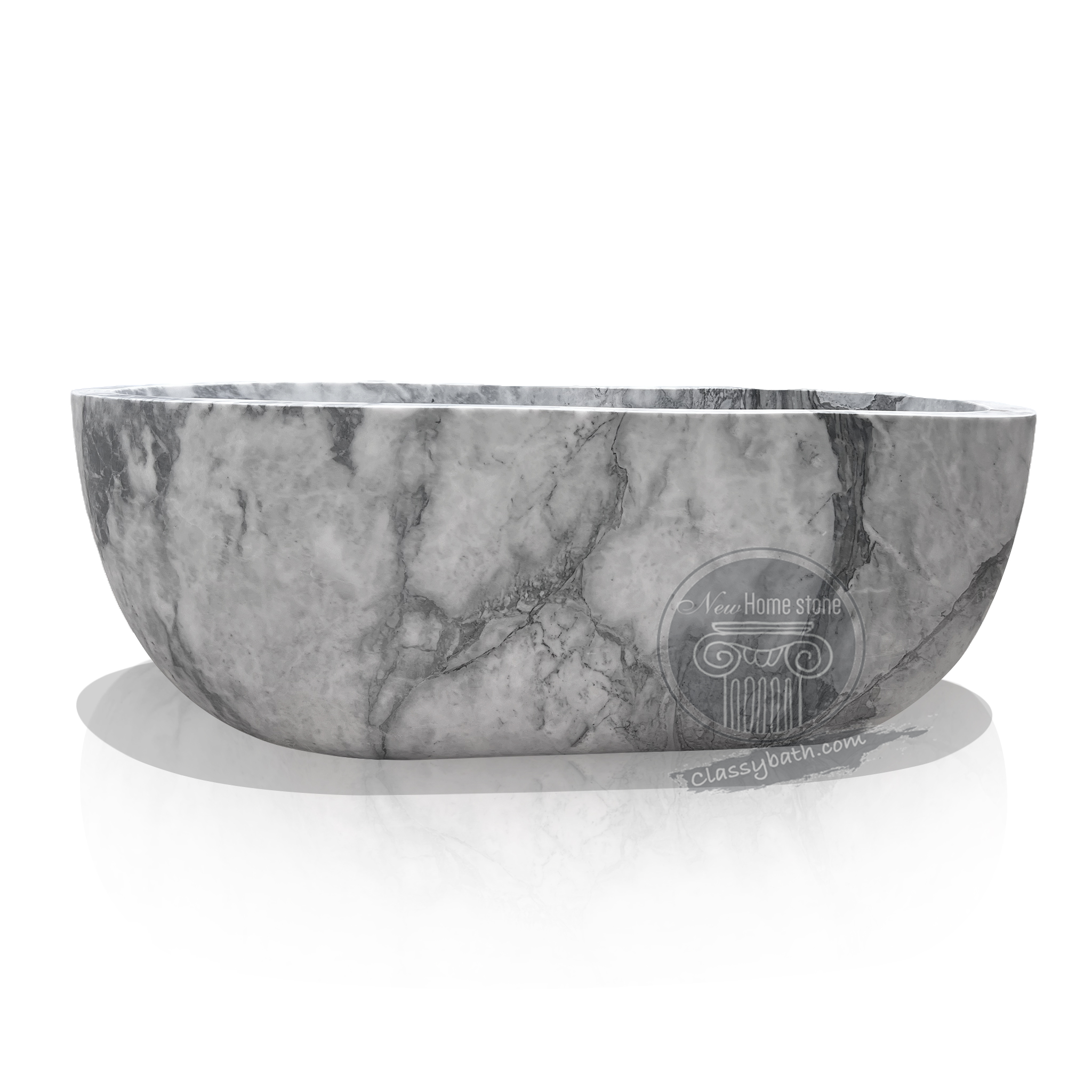Stone bathtub