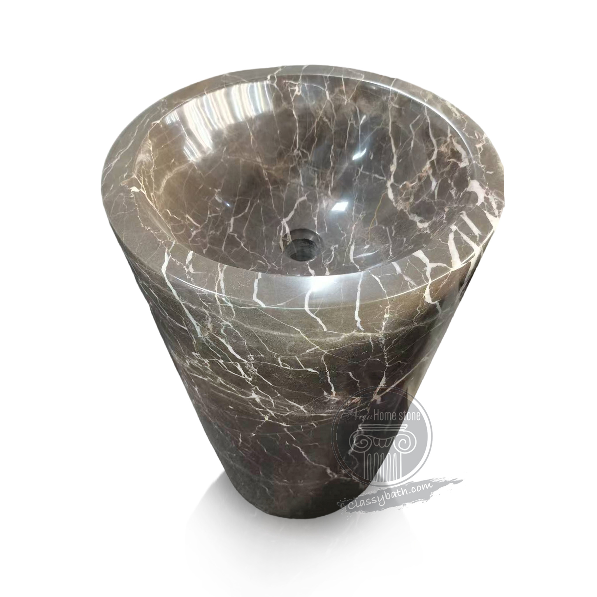 Contemporary pedestal sink