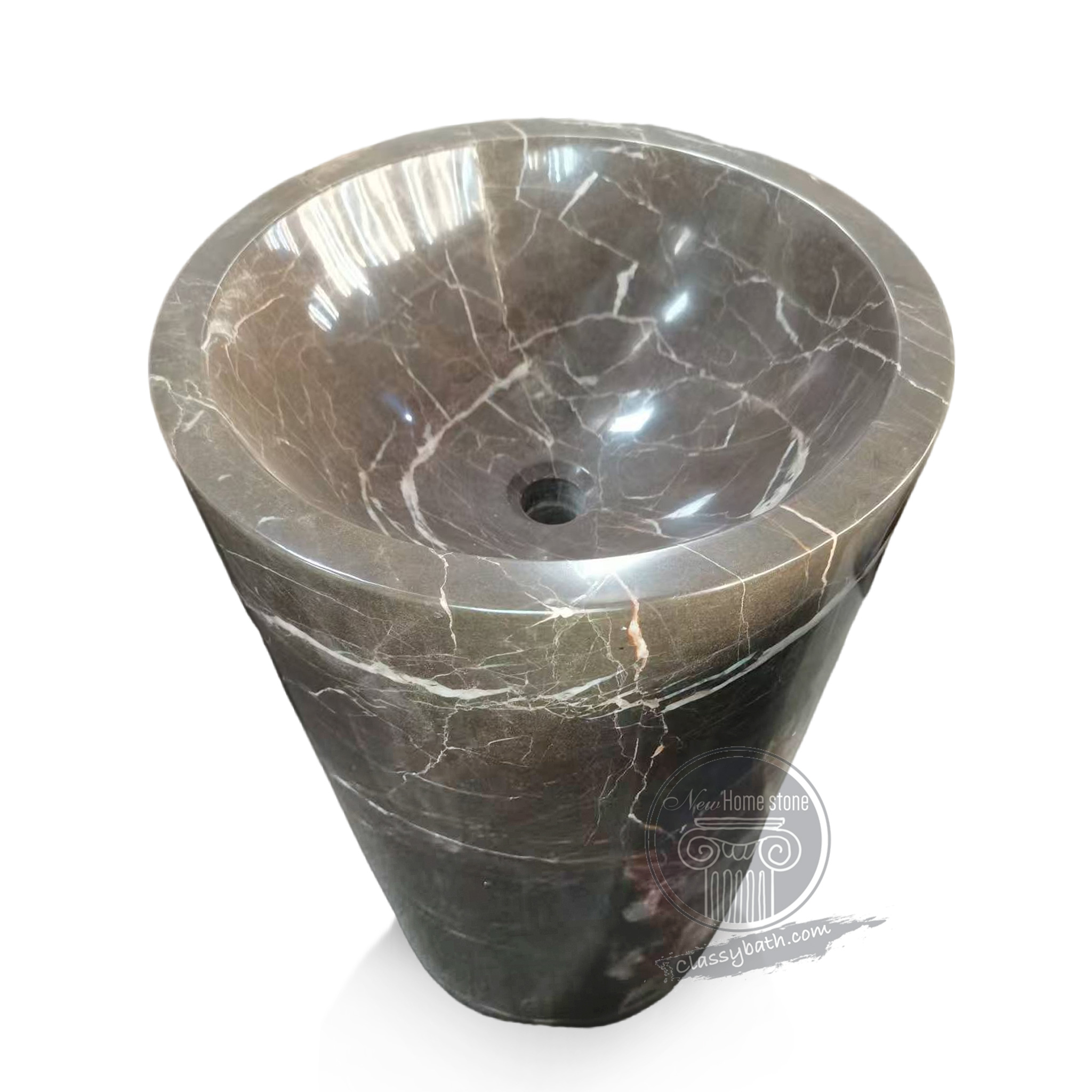 Contemporary pedestal sink