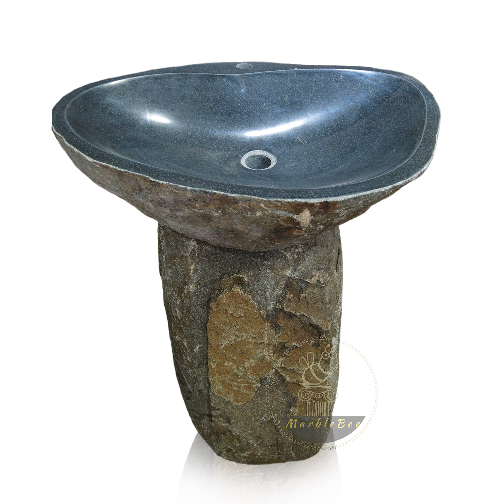 Contemporary pedestal sink
