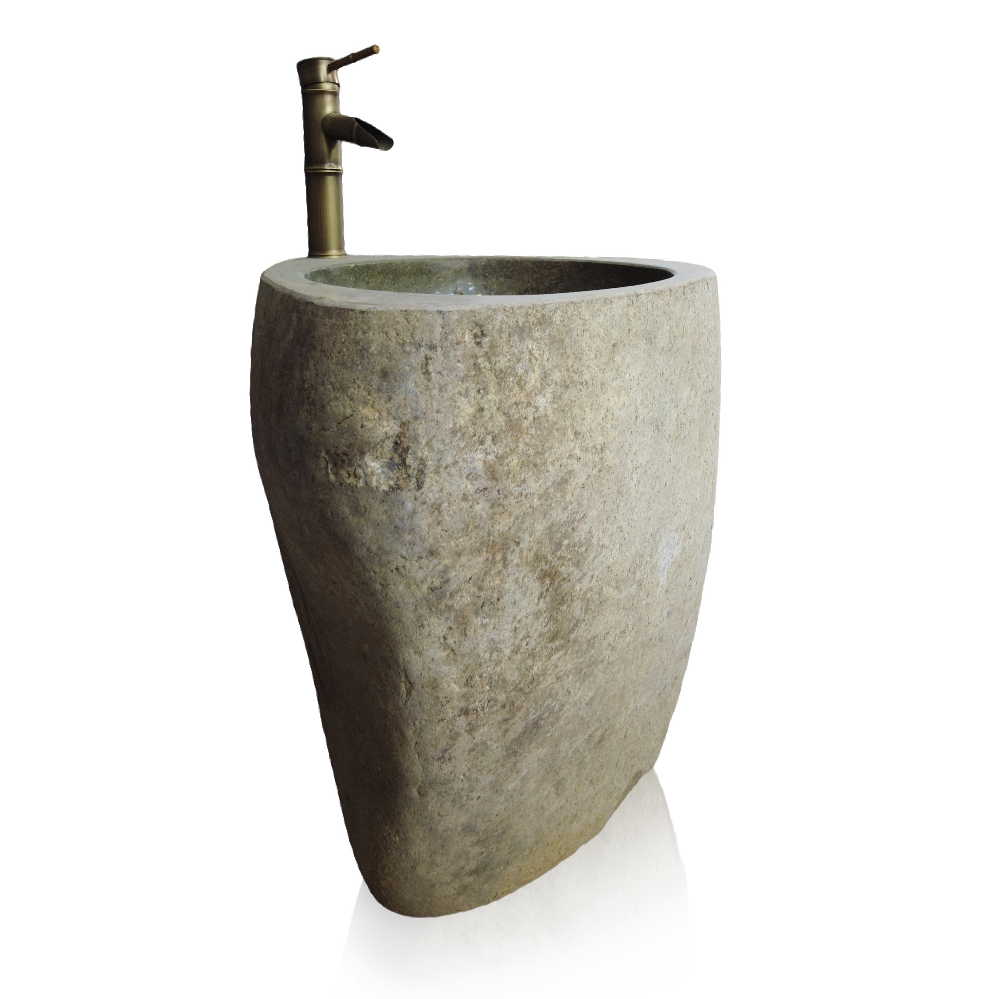 Small cloakroom basin with pedestal