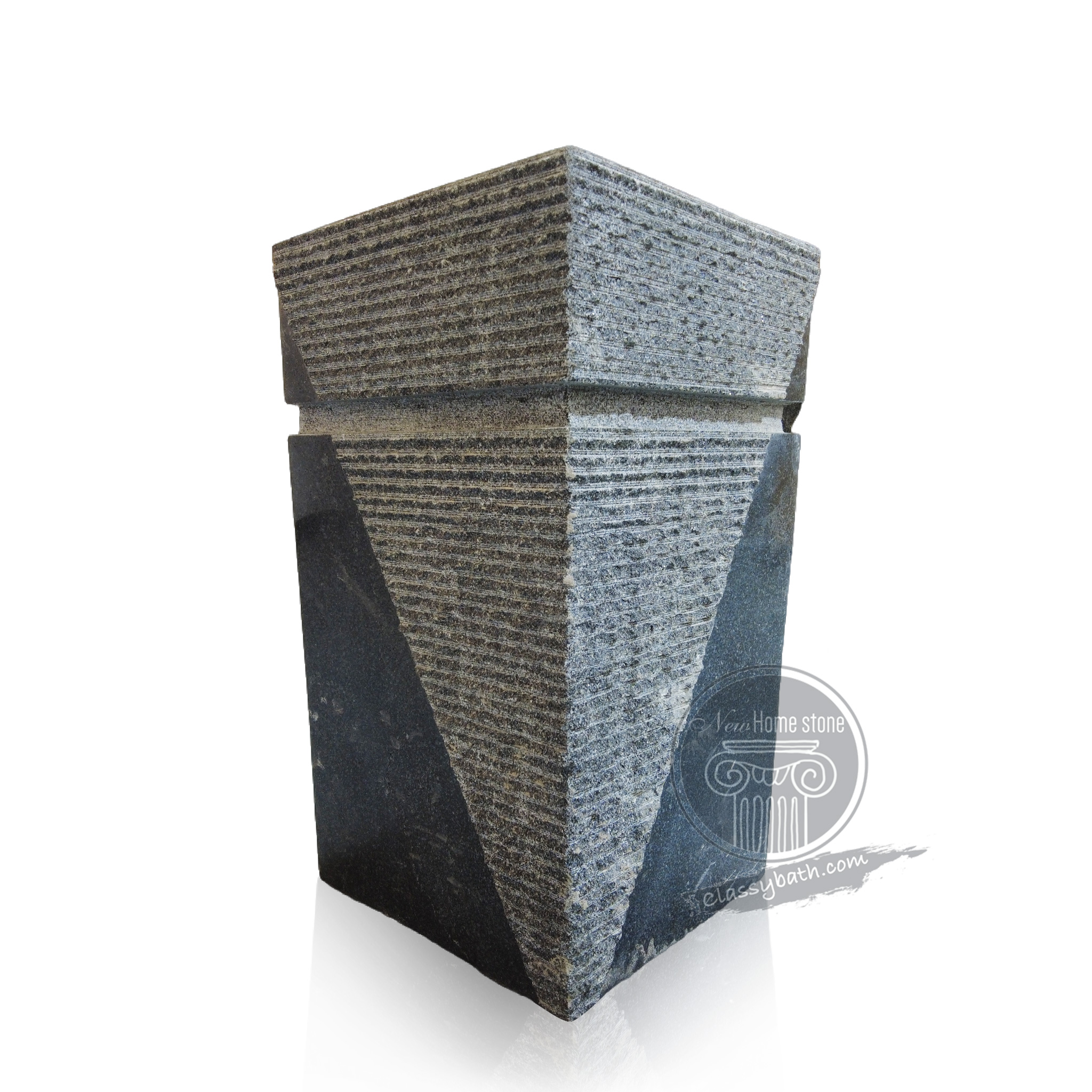 Rustic pedestal sink